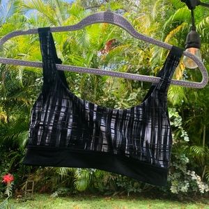 Marika Sports Bra, Black & White, size S